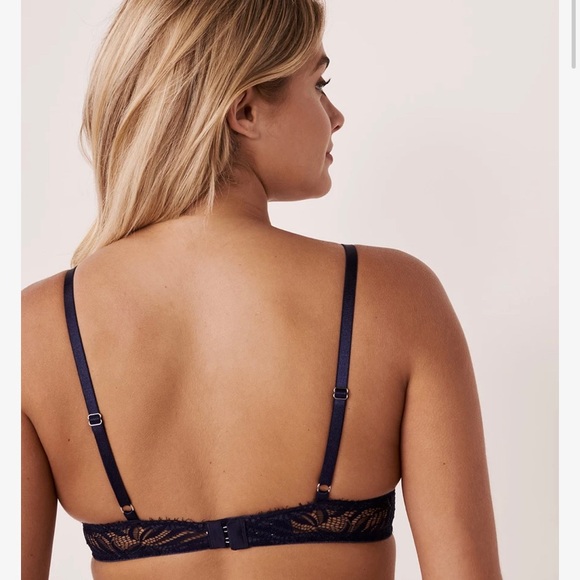 Lightly Lined Lace Bralette - 2 pack - Size Large - Picture 2 of 7